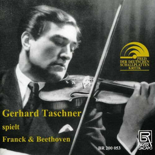 the album cover for Beethoven / Franck / Taschner / Gieseking - Sonatas for Violin & Piano