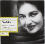 the album cover for Verdi / Mugnai / Garcia - Rigoletto