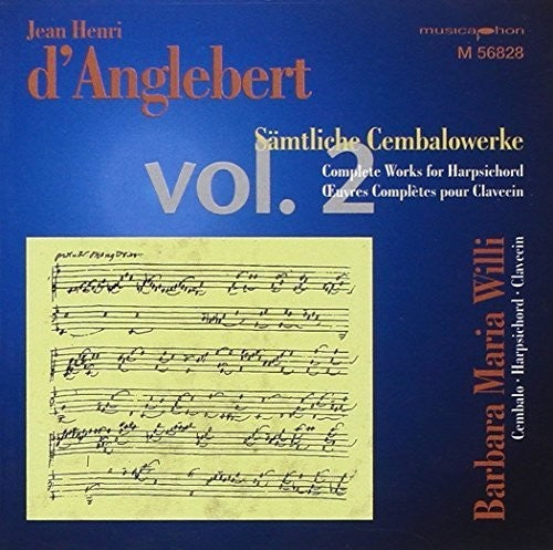the album cover for Barbara Maria Willi - Complete Orig Works for Harpsichord #2