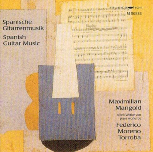 the album cover for Maximilian Mangold - Spanish Guitar Music: Puertas de Madrid