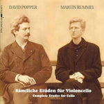 the album cover for Martin Rummel - Complete Etudes for Cello