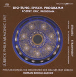the album cover for Roman Brogli-Sacher - Lubeck Philharmonic Live 4