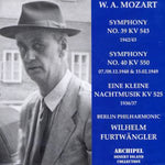 the album cover for Mozart / Furtwangler - Sinfonien 39 & 40 KL.