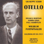 the album cover for Verdi / Furtwangler - Otello-Martinis Vinay