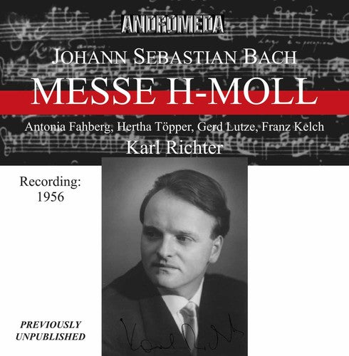 the album cover for J Bach S / Richter - H-Moll Messe BWV 232