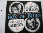 the album cover for Geoff Achison - Box of Blues