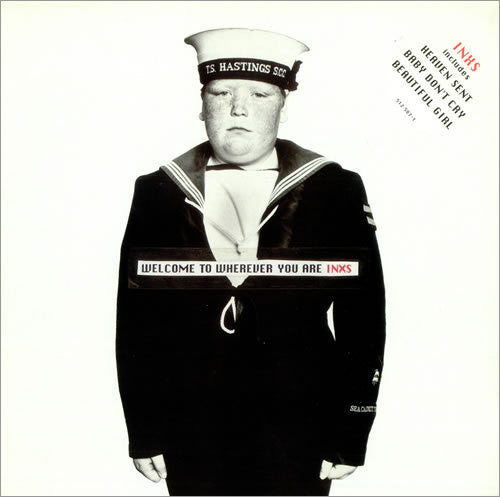 the album cover for INXS - Welcome to Wherever You Are