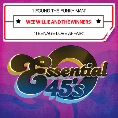 the album cover for Wee Willie - I Found Funky Man / Teenage Love Affair