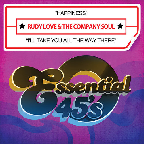 the album cover for Rudy Love - Happiness / I'll Take You All Way There