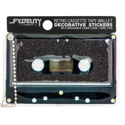 Fydelity Black Glitter Stickers
