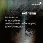 the album cover for Riehm / Schwarzer / Nabicht / Edwards - Lenz in Moskau Im Nachtigallental Ton Fur Ton