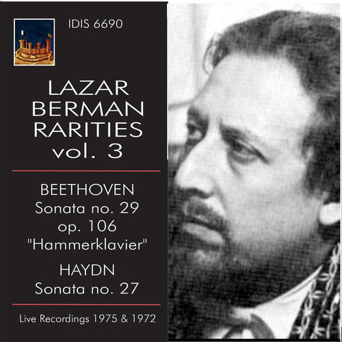 the album cover for Beethoven / Haydn - Lazar Berman Rarities 3
