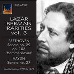 the album cover for Beethoven / Haydn - Lazar Berman Rarities 3