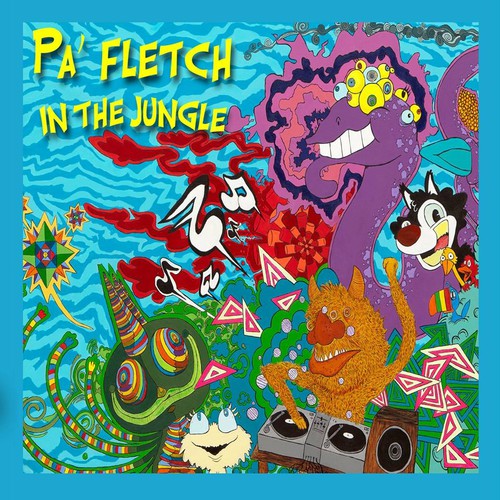 the album cover for Pa Fletch - In the Jungle