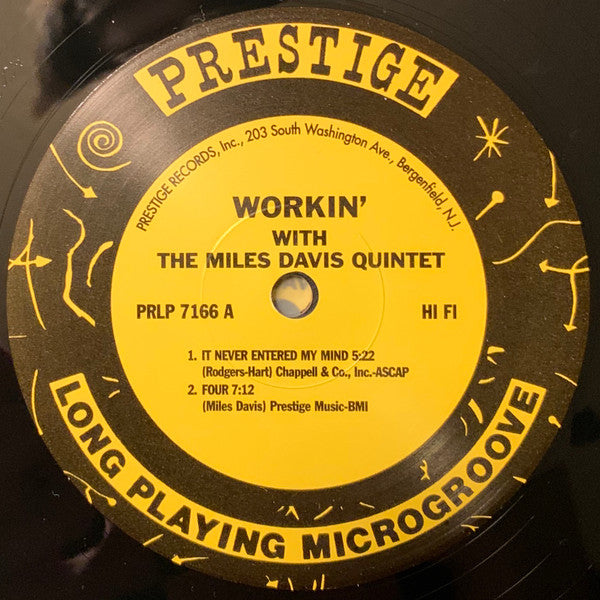 The Miles Davis Quintet : Workin' With The Miles Davis Quintet (2x12", Album, Ltd, RE, RM)