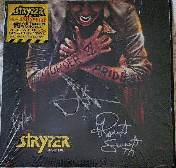Stryper : Murder By Pride (LP, Album, Ltd, RE, RM, Yel)