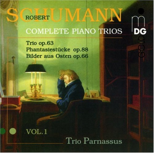 the album cover for R. SCHUMANN - Complete Piano Trios 1