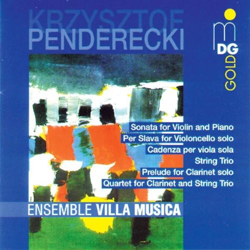the album cover for K. PENDERECKI - Chamber Works