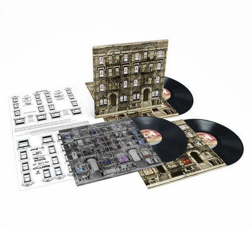the album cover for Led Zeppelin - Physical Graffiti: Remastered Deluxe Edition [Vinyl]