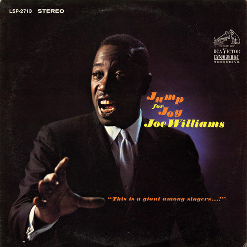 the album cover for Joe Williams - Jump for Joy