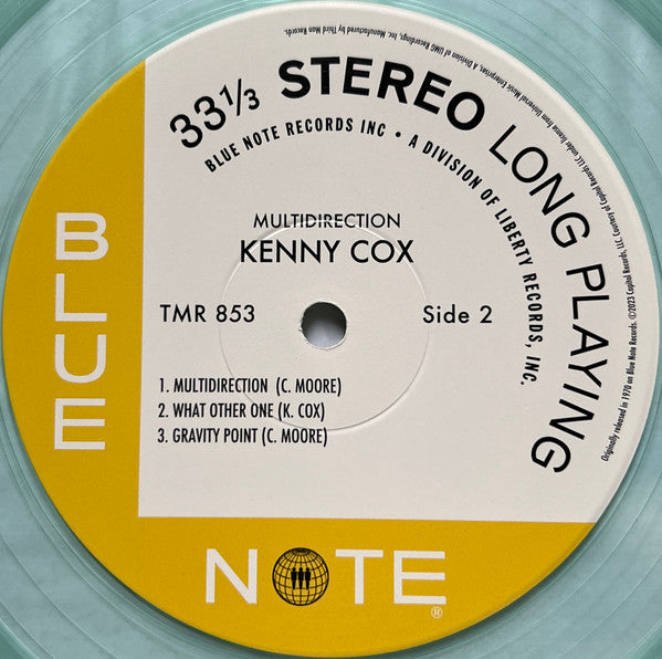 Kenny Cox And The Contemporary Jazz Quintet (2) : Multidirection (LP, Album, Ltd, RE, RM, Cle)