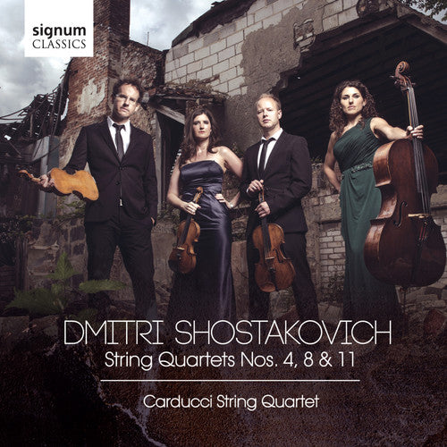 the album cover for Shostakovich / Carducci Str Qrt - String QRTS 4 8 & 11