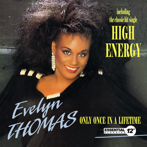 the album cover for Evelyn Thomas - High Energy / Only Once in a Lifetime