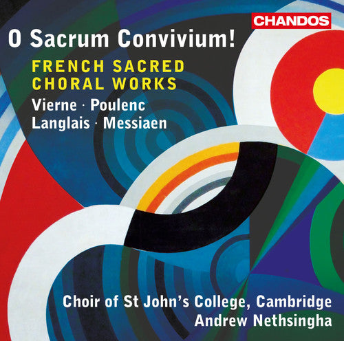 the album cover for Vierne / Choir Of Saint Johns College, Cambridge - French Sacred Choral Works