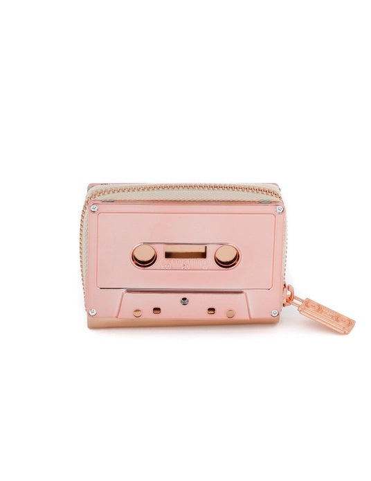 Fydelity Rose Gold Cassette Wallet