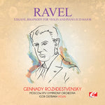 the album cover for Moscow RTV Symphony Orchestra - Tzigane Rhapsody for Violin Piano D Major
