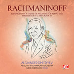 the album cover for Moscow RTV Symphony Orchestra - Rhapsody on Theme Paganini Piano & Orch G Min