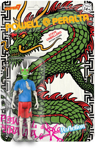 Figura de reacción de Steve Caballero de Super 7