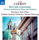 the album cover for Czerny / Tuck / English Chamber Orch / Bonynge - Bel Canto Concertante