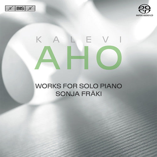 the album cover for Aho / Sonja Fraki - Works for Solo Piano