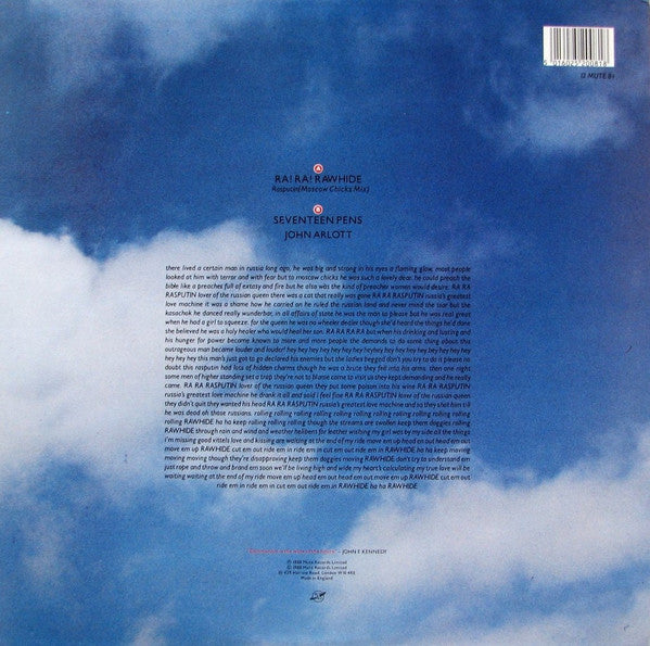 I Start Counting : Ra! Ra! Rawhide (12", Single)