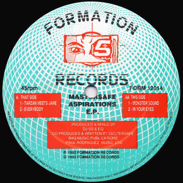 Mastersafe : Aspirations E.P. (12", EP)