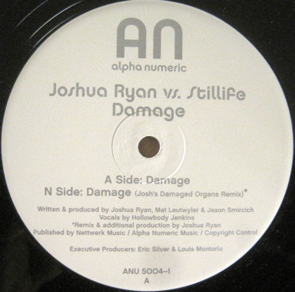Joshua Ryan vs. Stillife : Damage (12")