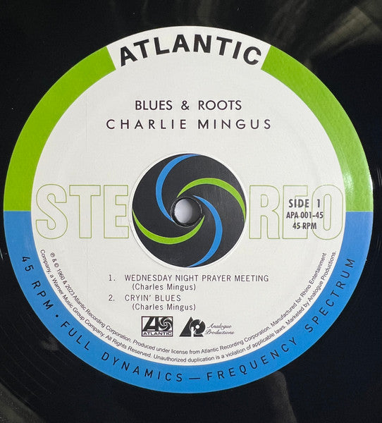Charlie Mingus* : Blues & Roots (2x12", Album, Ltd, Num, RE, RM, QRP)