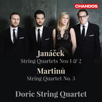 the album cover for Janacek / Martinu / Doric String Quartet - String Quartets