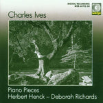 the album cover for Ives / Henck - Piano Pieces