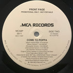 Front Page (4) : Come To Poppa (12", Promo)