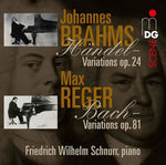 Max Reger - Variaciones y fugas sobre temas de Händel y Bach (CD)
