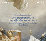 the album cover for J Bach S / Lunn / Stuttgart Chamber Choir / Stutt - Osteroratorium - Himmelfahrtsoratorium
