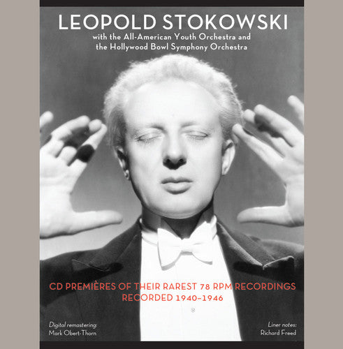 the album cover for Tchaikovsky / Stokowski / All-American Youth Orch - Leopold Stokowski with the All-American Youth Orch