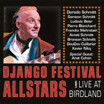 the album cover for Django Festival Allstars - Live at Birdland & More