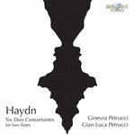 the album cover for Ginevra Petrucci - Six Duo Concertantes for Two Flutes