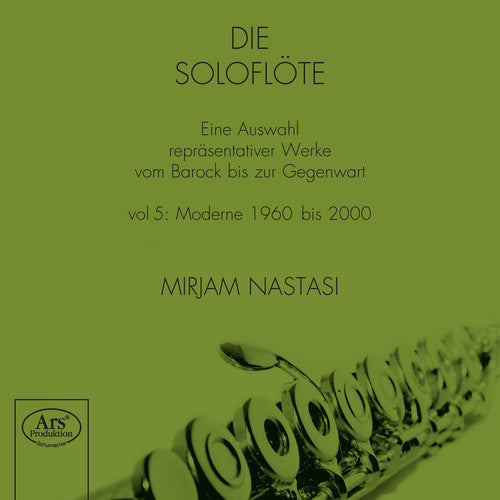 the album cover for Denissow / Mirjam Nastasi - Solo Flute