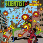 the album cover for Scientist - Meets the Space Invaders