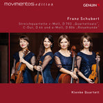 the album cover for Schubert / Klenke Quartet - String Quartets