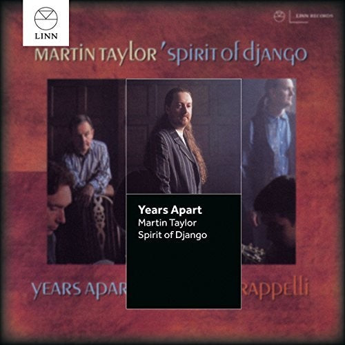 the album cover for Martin Taylor / Spirit Of Django - Years Apart